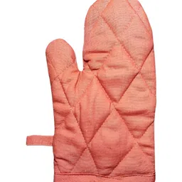 UrbanArts Brown Pure Cotton Padded Oven Gloves-30