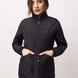 ARMISTO Women Windcheater and Water Resistant Antimicrobial Running Parka Jacket-image-46