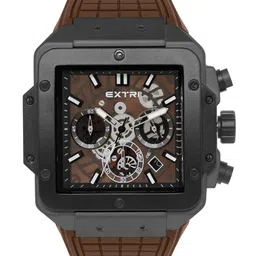 EXTRI Men Printed Dial & Straps Analogue Watch X6097-I-26