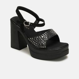Marc Loire Women Embellished Platform Heel Sandal-image-91