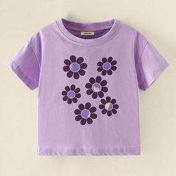 INCLUD Girls Floral Printed T-shirt-picture-3