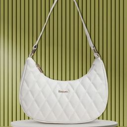 Fastrack Women Textured Shoulder Bag with Quilted-1
