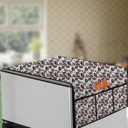 The Furnishing Tree Grey Plastic Refrigerator Cover-image-74