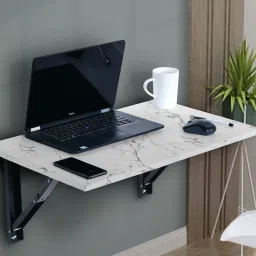 Torche 16x 24 inches Wall Mounted Table Foldable | Wall Table | Foldable Solid Wood Office Table-image-51