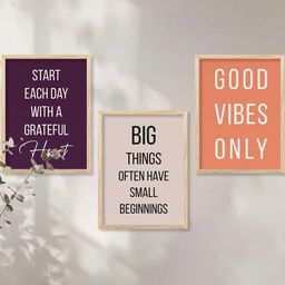 walllane Motivational Wall Art With Frame Home Decor Wall Painting For Living Room Office Bedroom-picture-19
