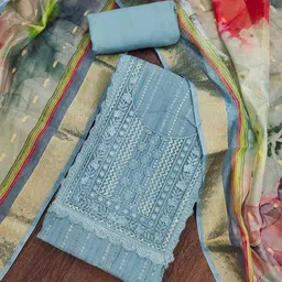 DIVASTRI Embroidered Unstitched Dress Material-image-44