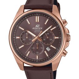 CASIO edifice Men Leather Cuff Straps Analogue Chronograph Watch ED662-picture-40