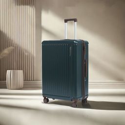 MOVE-MEANT Textured Hard-Sided Medium Trolley Bag image 2