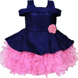 VILLATA FASHION Georgette Fit & Flare Dress-picture-25