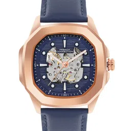 French Connection Men Skeleton Dial & Leather Straps Analogue Watch FCA13UL-85