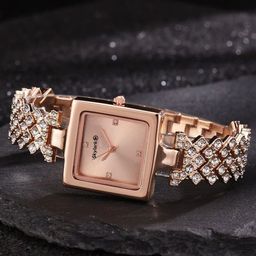 Skylark Women Bracelet Style Straps Analogue Watch SEO_Arlic_Squre_rosegold-image-16