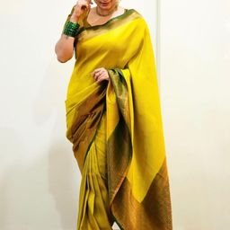 canibani Women Embllished Jacquard Silk Banarasi Saree-picture-24