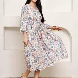 Roly Poly Women Floral Print Fit and Flare Dress-picture-20
