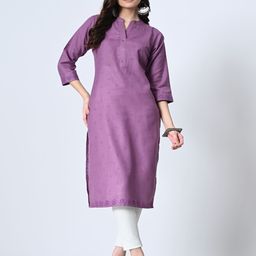MAURYA Geometric Printed Mandarin Collar Straight Kurta-image-84