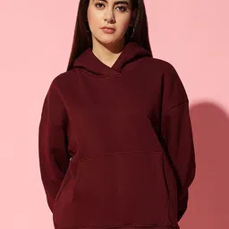 Dogman Women Solid Hooded Sweatshirt-picture-37