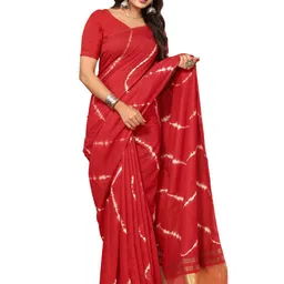 HMP Fashion Leheriya Zari Leheriya Saree-image-77
