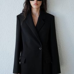 MANGO Notched Lapel Single-Breasted Overcoat-picture-15