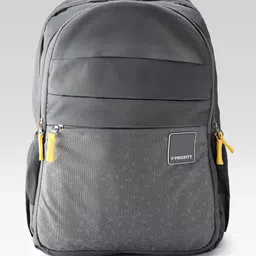 Priority Unisex Brand Logo Printed Backpack with Rain Cover-7