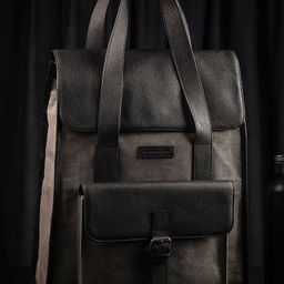 Leatherinth Men Textured Leather Backpack-50