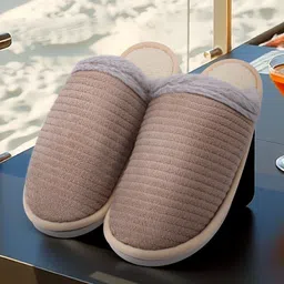 JENNA Men Striped Room Slippers-picture-29