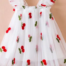 LULU & SKY Floral Flutter Sleeve Fit & Flare Dress-10