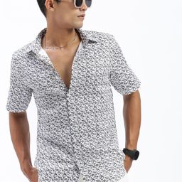 SHOWOFF Men Standard Slim Fit Opaque Printed Casual Shirt-image-96