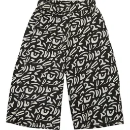 Gini and Jony Kids-Girls Abstract Printed Comfort Culottes Trousers-image-97