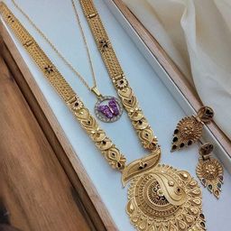 niva fashion Gold-Plated Brass Jewellery Set-picture-42
