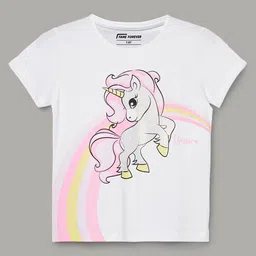 Fame Forever by Lifestyle Girls Graphic Printed Round Neck Pure Cotton T-shirt-picture-22