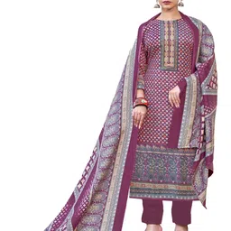 DRAVINAM Trends Floral Printed Unstitched Dress Material-image-87