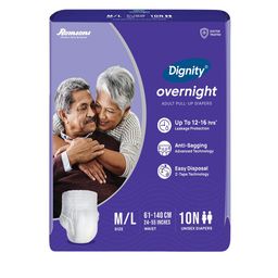 Dignity Disposable Adult Diapers - M - L - 10 Pcs-image-30