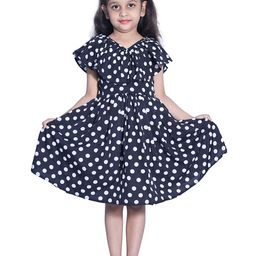 Wow Princess Polka Dot Crepe A-Line Dress-image-89