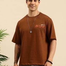 Mast & Harbour Men Printed Pockets T-shirt-image-98
