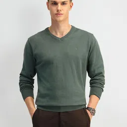 Arrow Men V - Neck Long Sleeves Pullover Sweater-picture-7