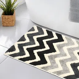 GBL COLLECTION Black Cotton Water Resistant Floor Mat-image-7