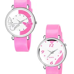 Gopal Shopcart Unisex Dial & Straps Analogue Watch 601 Pink 603 Pink-19
