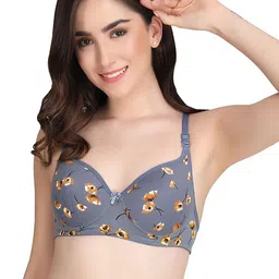 Aamarsh Pack Of 2 Floral Printed Full Coverage Minimizer Bra With 360 Degree Support image 4