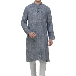 Exotic India Men Pure Cotton Kurta with Pyjamas &-image-79