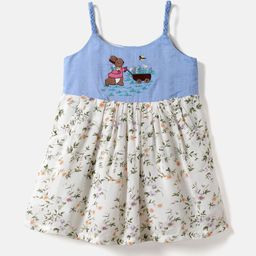 Nauti Nati Floral Print A-Line Dress-image-23