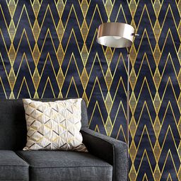 ArtzFolio Printed UV-Resistant Anti-Bacterial Geometric Pattern Peel & Stick Wallpaper-image-93