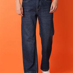 V-Mart Men Straight Fit Light Fade Cotton Jeans-picture-7