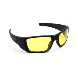 REDEX Unisex Polarised Rectangle Sunglasses BK-2400-10
