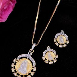 Anouk American Diamond Studded Jewellery Set-image-19