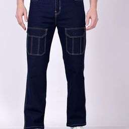 ZAYSH Men Mid-Rise Slim Fit Clean Look Cargo Styles Jeans-image-84
