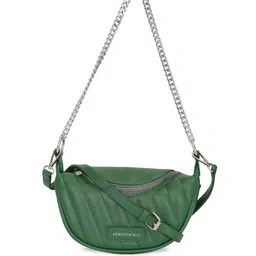 Aeropostale PU Half Moon Sling Bag with Tasselled-11