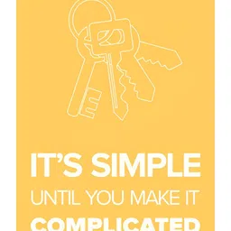 Inephos Yellow Typography Printed Wall Poster-image-98
