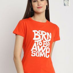 Dreambe Women Typography Printed T-shirt-picture-39