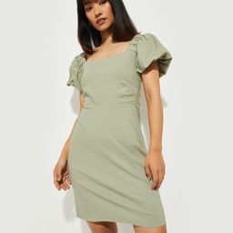 max Flutter Sleeve Sheath Dress-image-91