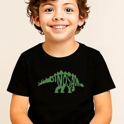 TAGWEAR Boys Typography Printed Round Neck Cotton T-shirt-picture-48