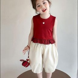LULU & SKY Girls Top with Shorts-image-14